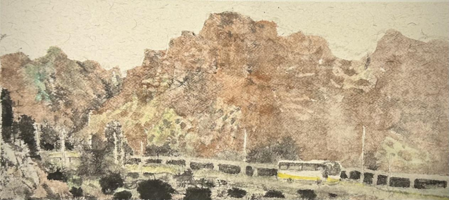 走遍中国·宁夏——中国文促会好意思术家写生创作行径走进甘肃张掖