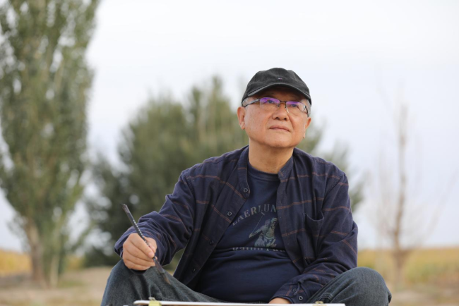 走遍中国·宁夏——中国文促会好意思术家写生创作行径走进甘肃张掖