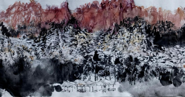 走遍中国·宁夏——中国文促会好意思术家写生创作行径走进甘肃张掖