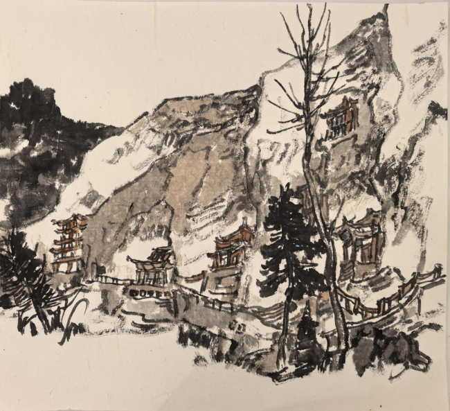 走遍中国·宁夏——中国文促会好意思术家写生创作行径走进甘肃张掖