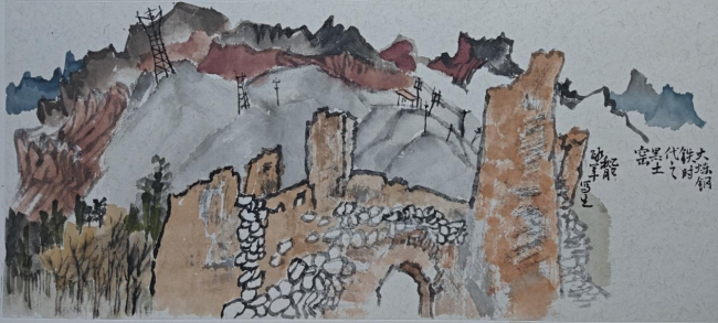 走遍中国·宁夏——中国文促会好意思术家写生创作行径走进甘肃张掖