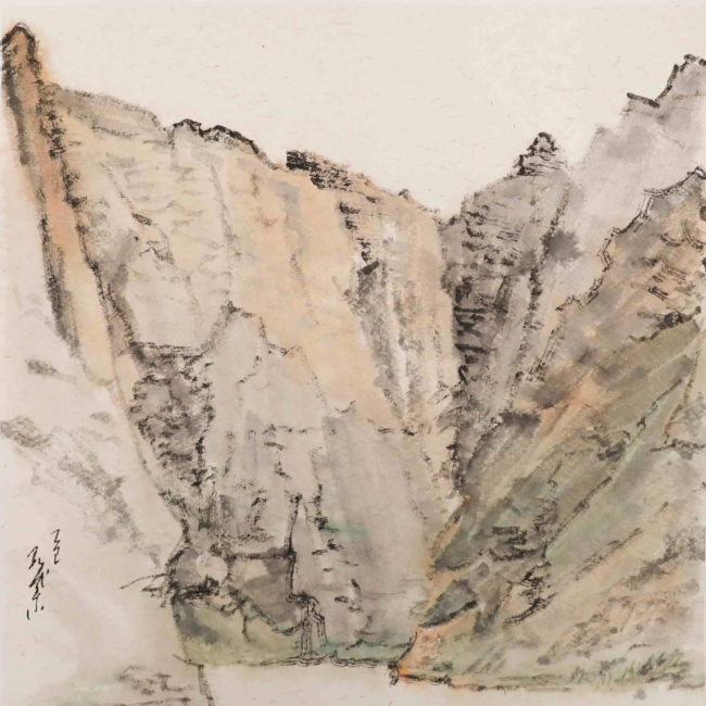 文字问说念石林 神韵写意黄河：走遍中国·甘肃——中国文促会好意思术家写生创作行径走进景泰