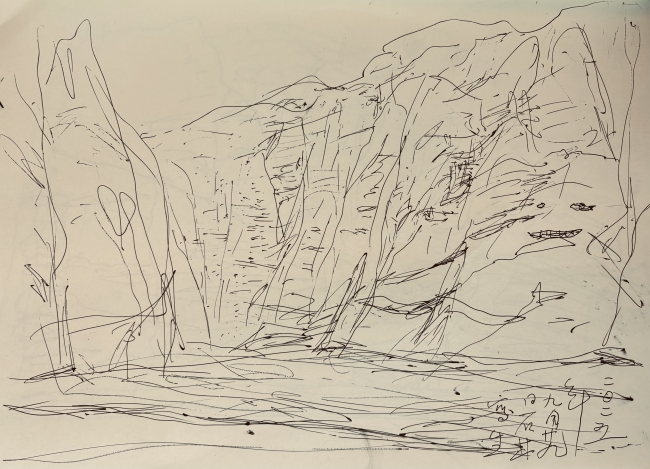 文字问说念石林 神韵写意黄河：走遍中国·甘肃——中国文促会好意思术家写生创作行径走进景泰