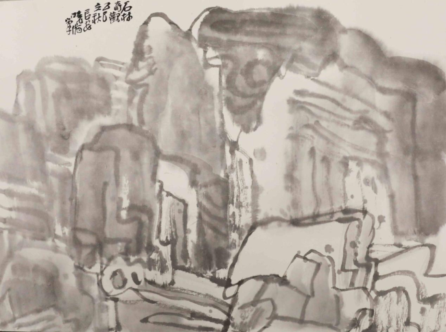 文字问说念石林 神韵写意黄河：走遍中国·甘肃——中国文促会好意思术家写生创作行径走进景泰