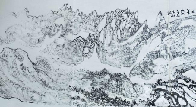 文字问说念石林 神韵写意黄河：走遍中国·甘肃——中国文促会好意思术家写生创作行径走进景泰