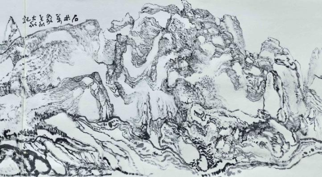 文字问说念石林 神韵写意黄河：走遍中国·甘肃——中国文促会好意思术家写生创作行径走进景泰